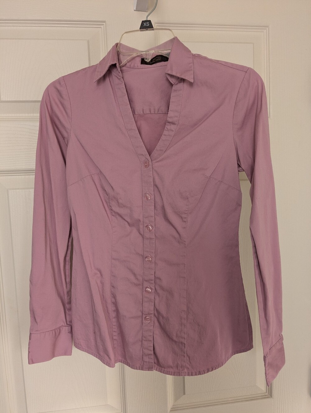 The Limited Lavender Button-Front Collared Shirt